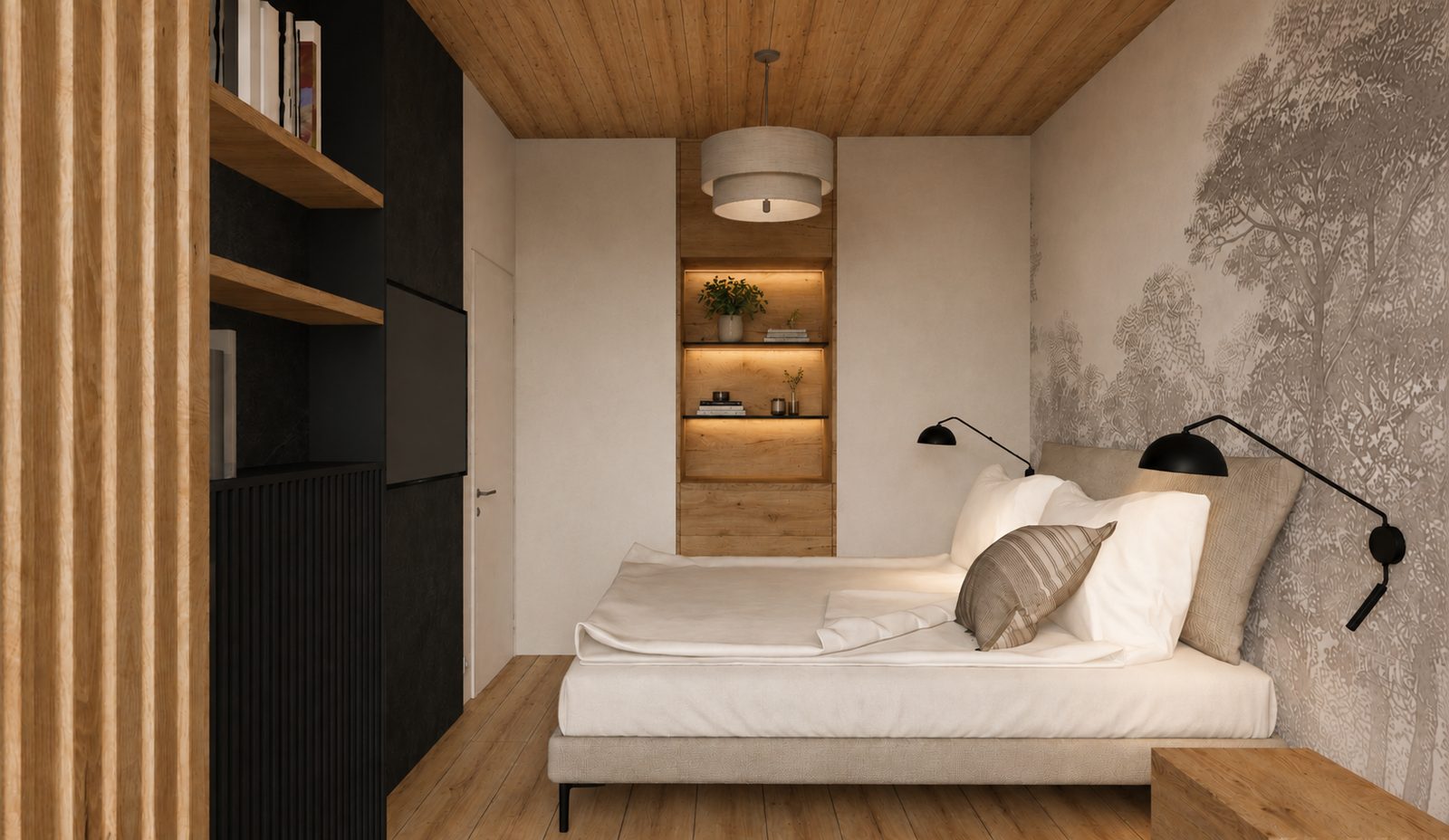 Apartmán Valley — Summit Apartments Dolní Morava, vizualizace interiéru 2